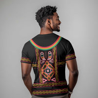 Cameroon Bamenda T shirt Toghu Traditional Pattern