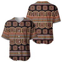Bamenda Toghu Baseball Jersey Cameroon Traditional Pattern