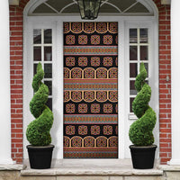 Bamenda Toghu Door Cover Cameroon Traditional Pattern