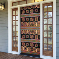 Bamenda Toghu Door Cover Cameroon Traditional Pattern