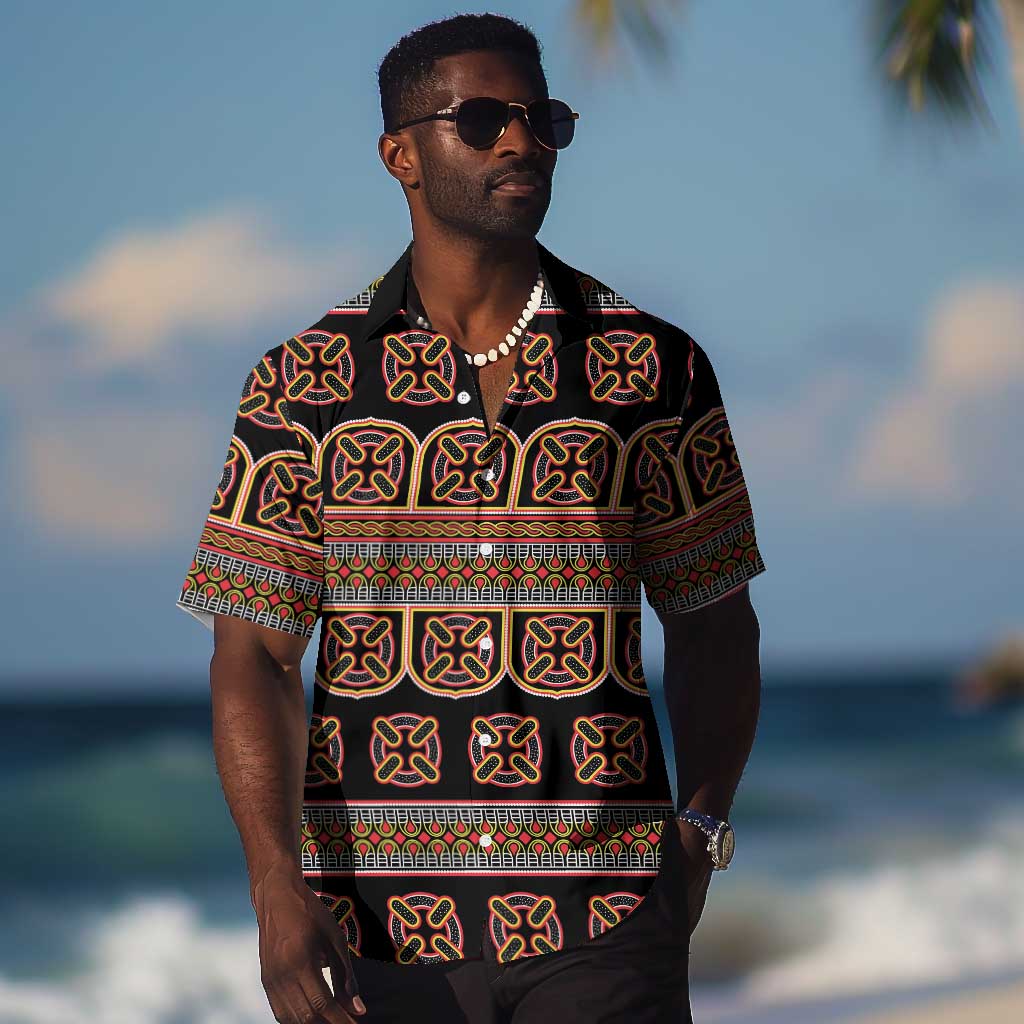 Bamenda Toghu Hawaiian Shirt Cameroon Traditional Pattern
