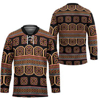 Bamenda Toghu Hockey Jersey Cameroon Traditional Pattern