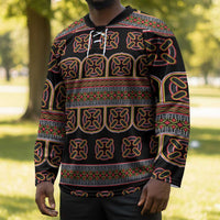 Bamenda Toghu Hockey Jersey Cameroon Traditional Pattern