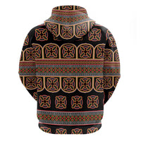 Bamenda Toghu Hoodie Cameroon Traditional Pattern