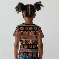Bamenda Toghu Kid T shirt Cameroon Traditional Pattern