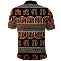 Bamenda Toghu Polo Shirt Cameroon Traditional Pattern