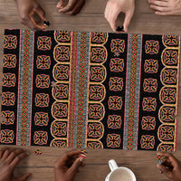 Bamenda Toghu Puzzle Cameroon Traditional Pattern