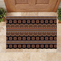 Bamenda Toghu Rubber Doormat Cameroon Traditional Pattern