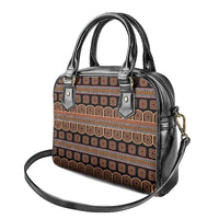 Bamenda Toghu Shoulder Handbag Cameroon Traditional Pattern