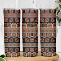 Bamenda Toghu Skinny Tumbler Cameroon Traditional Pattern