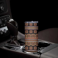 Bamenda Toghu Skinny Tumbler Cameroon Traditional Pattern