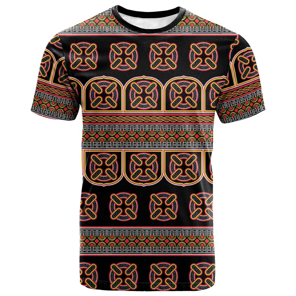 Bamenda Toghu T shirt Cameroon Traditional Pattern