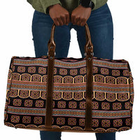 Bamenda Toghu Travel Bag Cameroon Traditional Pattern