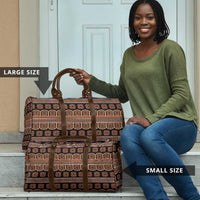 Bamenda Toghu Travel Bag Cameroon Traditional Pattern