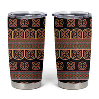 Bamenda Toghu Tumbler Cup Cameroon Traditional Pattern