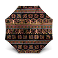 Bamenda Toghu Umbrella Cameroon Traditional Pattern
