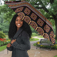 Bamenda Toghu Umbrella Cameroon Traditional Pattern