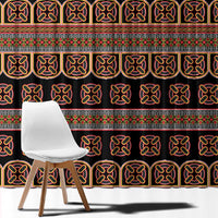 Bamenda Toghu Window Curtain Cameroon Traditional Pattern