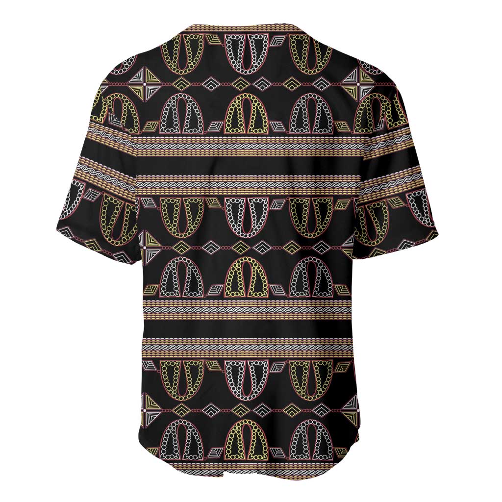 Cameroon Baseball Jersey Toghu Pattern Heritage