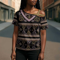 Cameroon Cross Shoulder Shirt Toghu Pattern Heritage