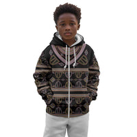 Cameroon Kid Hoodie Toghu Pattern Heritage
