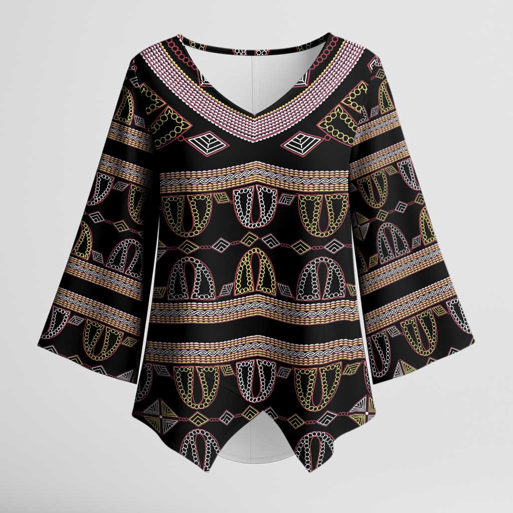 Cameroon Kimono Sleeve Blouse Toghu Pattern Heritage