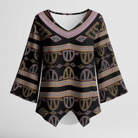 Cameroon Kimono Sleeve Blouse Toghu Pattern Heritage