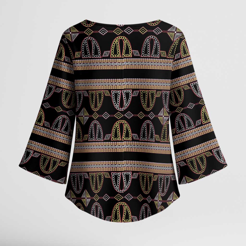 Cameroon Kimono Sleeve Blouse Toghu Pattern Heritage