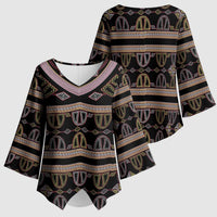 Cameroon Kimono Sleeve Blouse Toghu Pattern Heritage