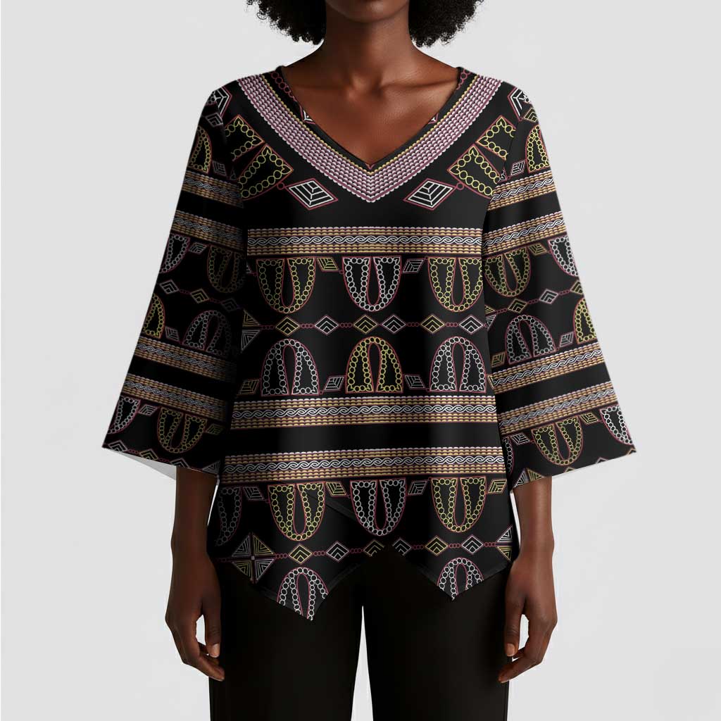 Cameroon Kimono Sleeve Blouse Toghu Pattern Heritage