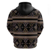 Cameroon Zip Hoodie Toghu Pattern Heritage