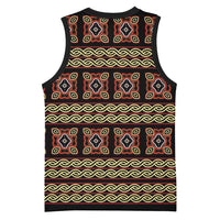 Cameroon Traditional Pattern Basketball Jersey Bamenda Royal Toghu