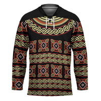 Cameroon Traditional Pattern Hockey Jersey Bamenda Royal Toghu