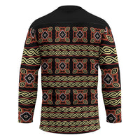 Cameroon Traditional Pattern Hockey Jersey Bamenda Royal Toghu