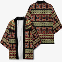 Cameroon Traditional Pattern Kimono Bamenda Royal Toghu