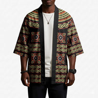 Cameroon Traditional Pattern Kimono Bamenda Royal Toghu