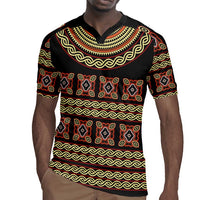 Cameroon Traditional Pattern Rugby Jersey Bamenda Royal Toghu