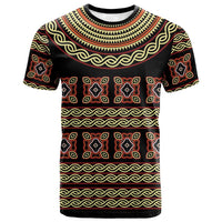 Cameroon Traditional Pattern T shirt Bamenda Royal Toghu