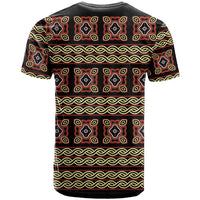 Cameroon Traditional Pattern T shirt Bamenda Royal Toghu