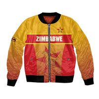 Zimbabwe Cricket Custom Bomber Jacket Come On Chevrons
