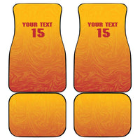 Zimbabwe Cricket Custom Car Mats Come On Chevrons