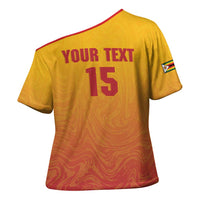 Zimbabwe Cricket Custom Cross Shoulder Shirt Come On Chevrons