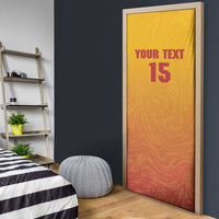 Zimbabwe Cricket Custom Door Cover Come On Chevrons