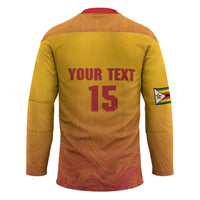 Zimbabwe Cricket Custom Hockey Jersey Come On Chevrons