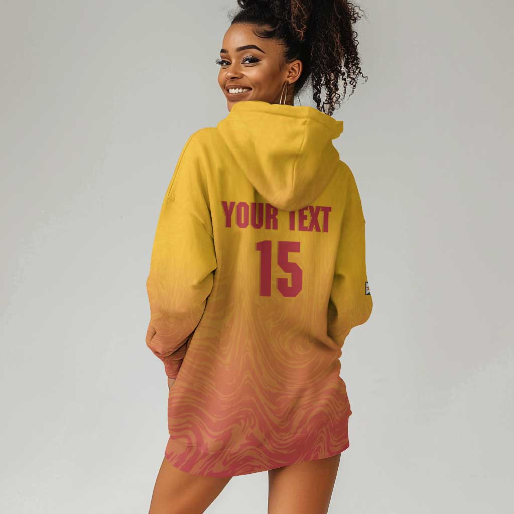 Zimbabwe Cricket Custom Hoodie Dress Come On Chevrons