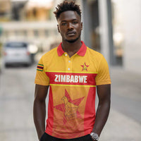 Zimbabwe Cricket Custom Polo Shirt Come On Chevrons