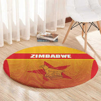 Zimbabwe Cricket Round Carpet Come On Chevrons