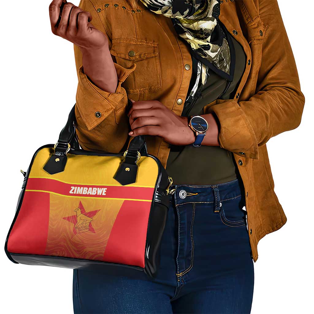 Zimbabwe Cricket Shoulder Handbag Come On Chevrons