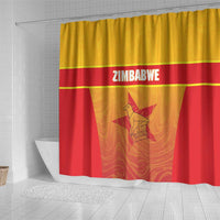 Zimbabwe Cricket Shower Curtain Come On Chevrons