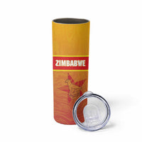 Zimbabwe Cricket Custom Skinny Tumbler Come On Chevrons